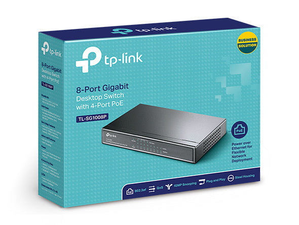 Switch TP-Link 8x GE TL-SG1008P (POE)