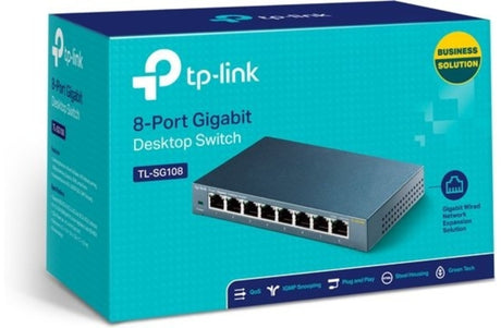 Switch TP-Link 8x GE TL-SG108 Metall Behuizing